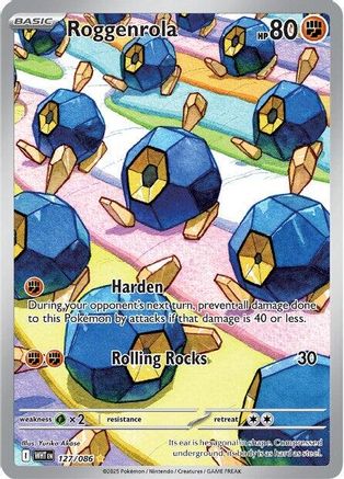 Roggenrola - 127/086 127 - SV White Flare Holofoil - Poke-Collect