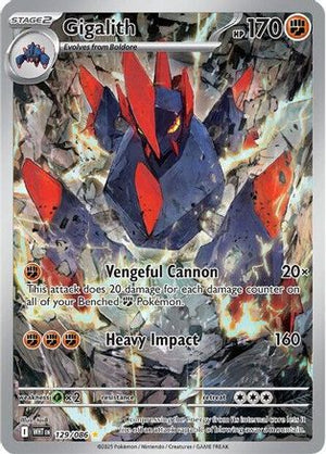 Gigalith - 129/086 129 - SV White Flare Holofoil
