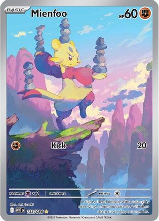 Mienfoo - 133/086 133 - SV White Flare Holofoil - Poke-Collect