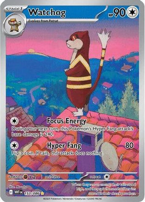 Watchog - 153/086 153 - SV White Flare Holofoil