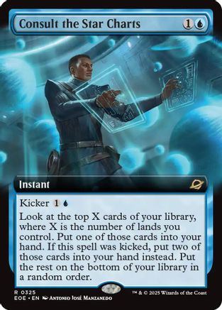 Consult the Star Charts (Extended Art) (EOE-325) - Edge of Eternities Foil - Poke-Collect