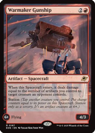 Warmaker Gunship (EOE-167) - Edge of Eternities Foil - Poke-Collect