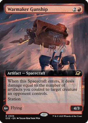 Warmaker Gunship (Extended Art) (EOE-339) - Edge of Eternities - Poke-Collect
