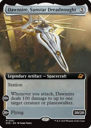 Dawnsire, Sunstar Dreadnought (Extended Art) (EOE-351) - Edge of Eternities - Poke-Collect