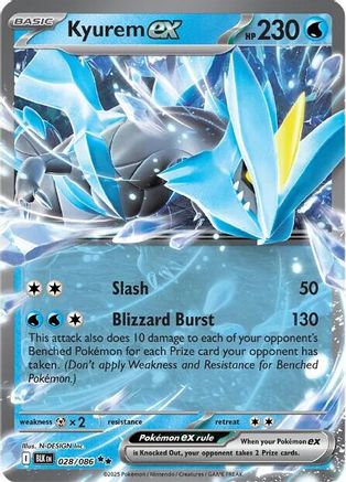 Kyurem ex 28 - SV Black Bolt Holofoil