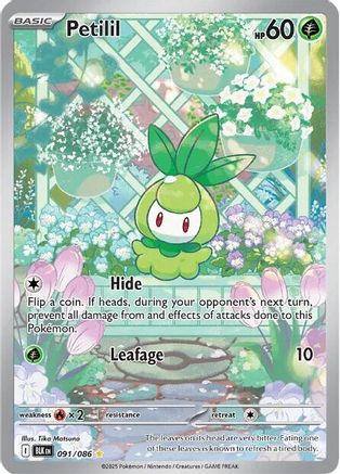 Petilil - 091/086 91 - SV Black Bolt Holofoil - Poke-Collect