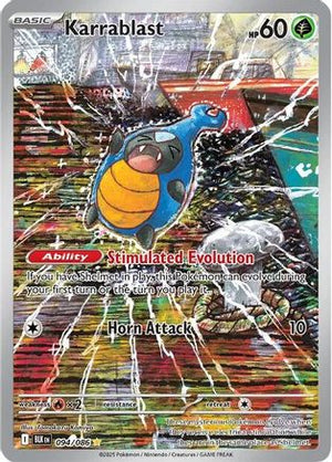 Karrablast - 094/086 94 - SV Black Bolt Holofoil - Poke-Collect