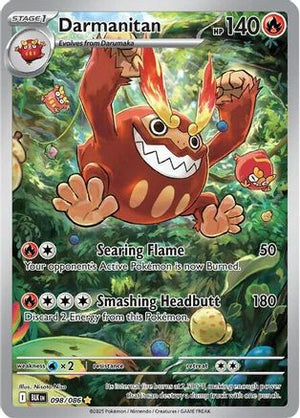 Darmanitan - 098/086 98 - SV Black Bolt Holofoil - Poke-Collect