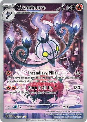 Chandelure - 103/086 103 - SV White Flare Holofoil - Poke-Collect