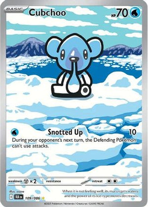 Cubchoo - 109/086 109 - SV Black Bolt Holofoil - Poke-Collect