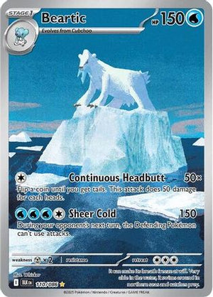 Beartic - 110/086 110 - SV Black Bolt Holofoil - Poke-Collect