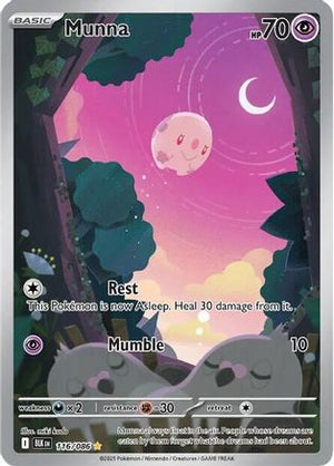 Munna - 116/086 116 - SV Black Bolt Holofoil - Poke-Collect