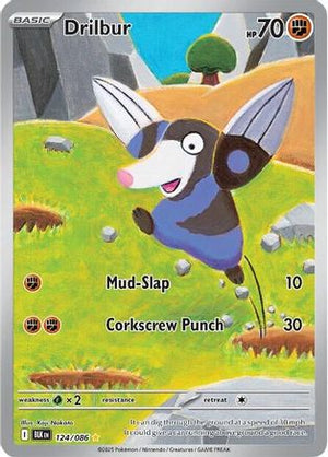 Drilbur - 124/086 124 - SV Black Bolt Holofoil - Poke-Collect