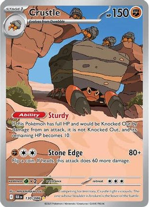 Crustle - 130/086 130 - SV Black Bolt Holofoil - Poke-Collect