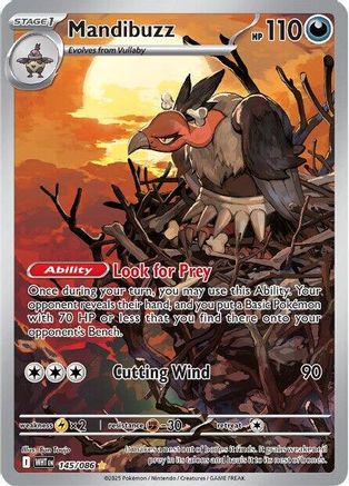 Mandibuzz - 145/086 145 - SV White Flare Holofoil - Poke-Collect