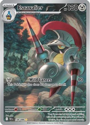 Escavalier - 138/086 138 - SV Black Bolt Holofoil - Poke-Collect