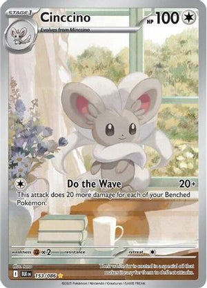 Cinccino - 153/086 153 - SV Black Bolt Holofoil - Poke-Collect