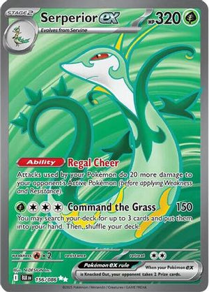 Serperior ex - 156/086 156 - SV Black Bolt Holofoil - Poke-Collect
