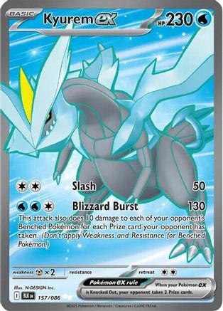 Kyurem ex - 157/086 157 - SV Black Bolt Holofoil - Poke-Collect