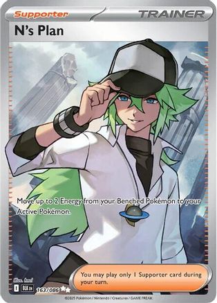 N's Plan - 163/086 163 - SV Black Bolt Holofoil - Poke-Collect