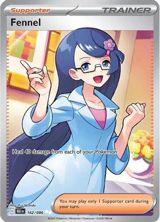 Fennel - 162/086 162 - SV Black Bolt Holofoil - Poke-Collect