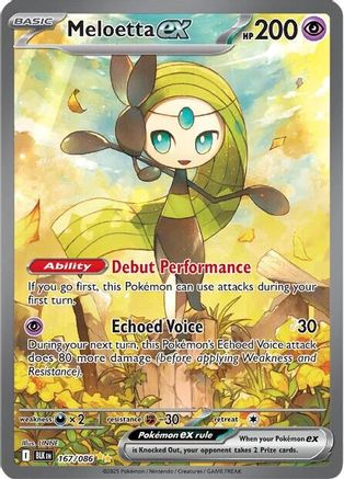 Meloetta ex - 167/086 167 - SV Black Bolt Holofoil - Poke-Collect