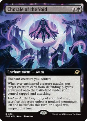 Chorale of the Void (Extended Art) (EOE-331) - Edge of Eternities Foil - Poke-Collect