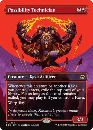 Possibility Technician (Borderless) (EOE-295) - Edge of Eternities - Poke-Collect