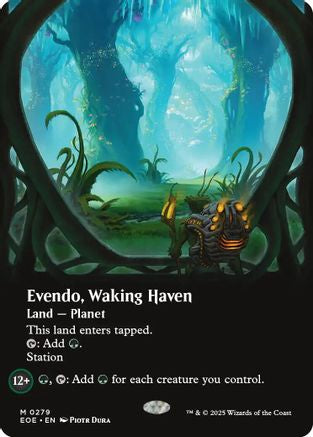 Evendo, Waking Haven (Borderless) (EOE-279) - Edge of Eternities Foil - Poke-Collect