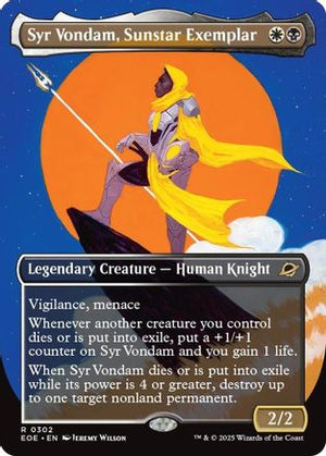 Syr Vondam, Sunstar Exemplar (Borderless) (EOE-302) - Edge of Eternities - Poke-Collect