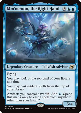 Mm'menon, the Right Hand (EOE-068) - Edge of Eternities Foil - Poke-Collect