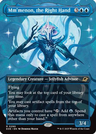 Mm'menon, the Right Hand (Borderless) (EOE-290) - Edge of Eternities - Poke-Collect