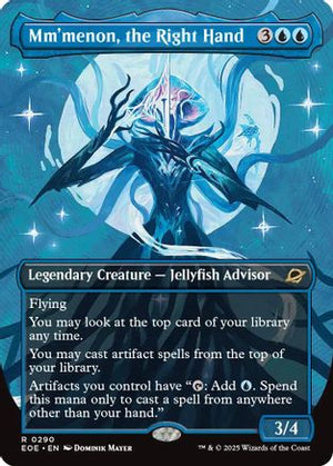 Mm'menon, the Right Hand (Borderless) (EOE-290) - Edge of Eternities - Poke-Collect