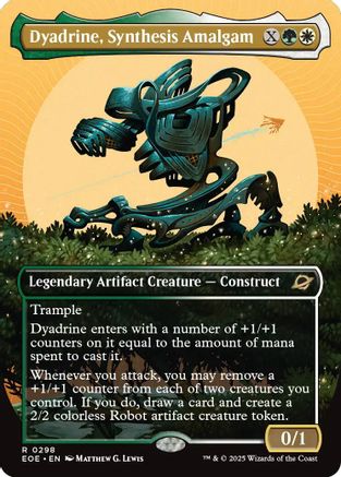 Dyadrine, Synthesis Amalgam (Borderless) (EOE-298) - Edge of Eternities Foil - Poke-Collect