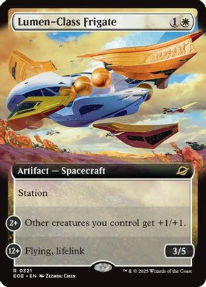Lumen-Class Frigate (Extended Art) (EOE-321) - Edge of Eternities Foil - Poke-Collect