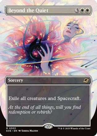 Beyond the Quiet (Borderless) (EOE-303) - Edge of Eternities - Poke-Collect