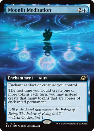 Moonlit Meditation (Extended Art) (EOE-327) - Edge of Eternities - Poke-Collect