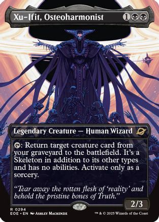 Xu-Ifit, Osteoharmonist (Borderless) (EOE-294) - Edge of Eternities Foil - Poke-Collect