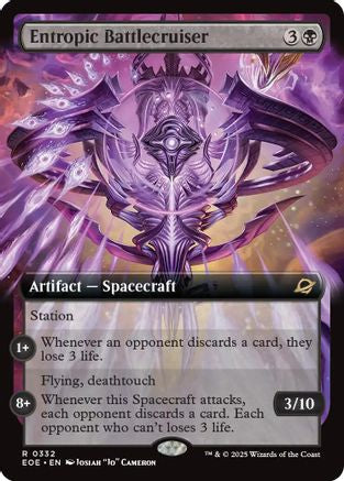 Entropic Battlecruiser (Extended Art) (EOE-332) - Edge of Eternities Foil - Poke-Collect