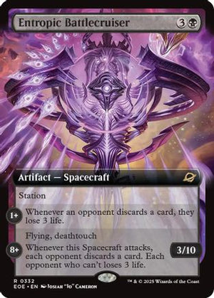 Entropic Battlecruiser (Extended Art) (EOE-332) - Edge of Eternities Foil - Poke-Collect