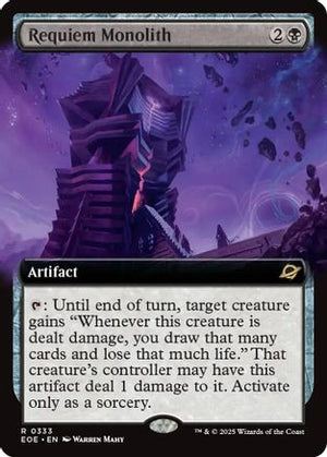 Requiem Monolith (Extended Art) (EOE-333) - Edge of Eternities - Poke-Collect