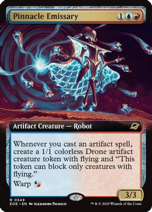 Pinnacle Emissary (Extended Art) (EOE-349) - Edge of Eternities Foil - Poke-Collect