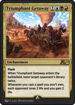 Triumphant Getaway (YOTJ-027) - Alchemy: Outlaws of Thunder Junction - Poke-Collect