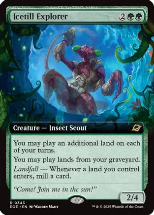 Icetill Explorer (Extended Art) (EOE-343) - Edge of Eternities - Poke-Collect