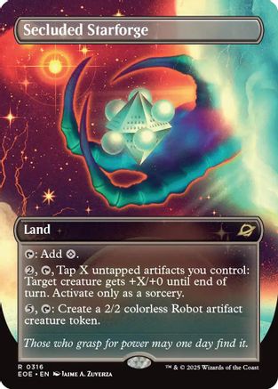 Secluded Starforge (Borderless) (EOE-316) - Edge of Eternities - Poke-Collect