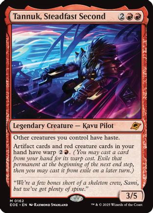 Tannuk, Steadfast Second (EOE-162) - Edge of Eternities Foil - Poke-Collect