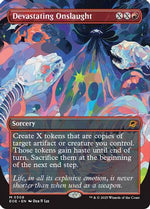 Devastating Onslaught (Borderless) (EOE-308) - Edge of Eternities Foil - Poke-Collect