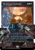 Devastating Onslaught (0387) (Showcase) (Fracture Foil) (EOE-387) - Edge of Eternities Foil - Poke-Collect
