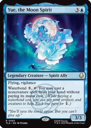 Yue, the Moon Spirit (TLA-083) - Avatar: The Last Airbender Foil - Poke-Collect