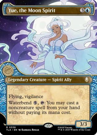 Yue, the Moon Spirit (Showcase) (TLA-338) - Avatar: The Last Airbender Foil - Poke-Collect